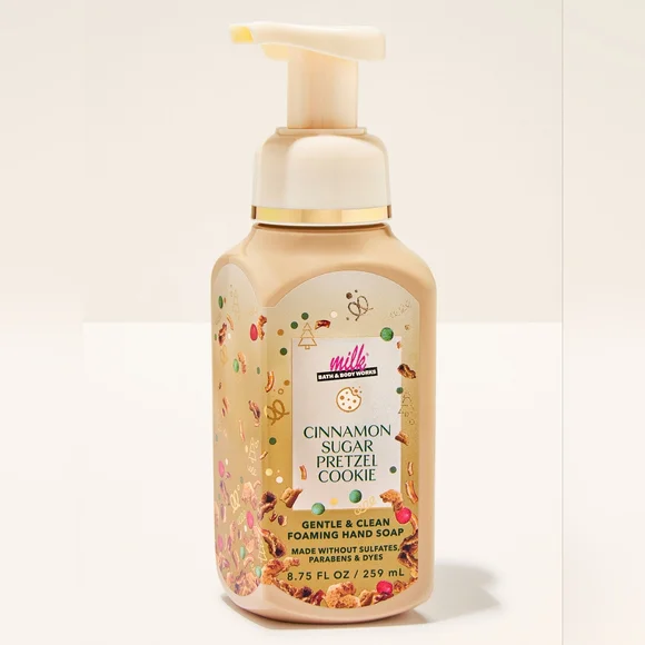 Bath Body Works Milk Bar Dessert Gentle Foaming Hand Soap Set of 4 NEW 8oz Each
